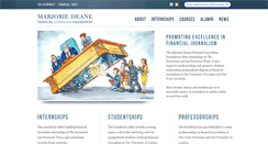 Desktop Screenshot of marjoriedeane.com